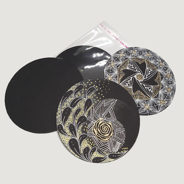 BLACK Round / Zendala Tiles