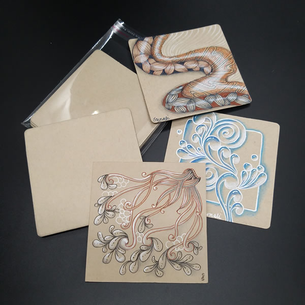 Light TAN 3.5 inch Regular Square Tiles