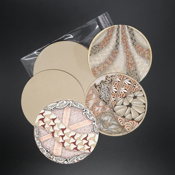 Light TAN Round / Zendala Tiles